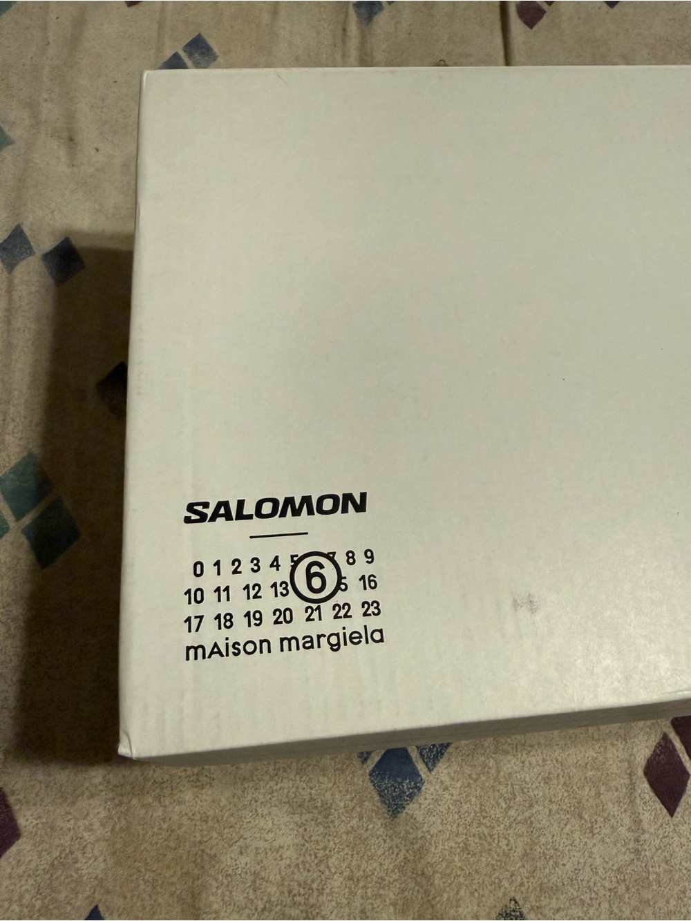 Salomon Maison Martin Margiela Cream and Black Trail Running Shoes - Picture 3 of 12